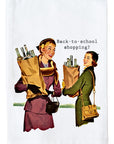 Back to School Shopping Kitchen Towel