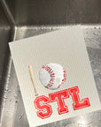 St Louis Baseball Dishcloth Set