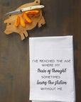 Train of Thought Kitchen Towel