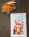 Father You Are The World Kitchen Towel