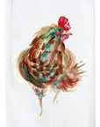 Watercolor Colorful Chicken Kitchen Towel