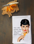 Way too many words Kitchen Towel
