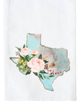 Floral Watercolor State Kitchen Towel
