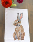 Sitting Bunny Kitchen Towel