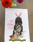 Oh Hoppy Day Kitchen Towel
