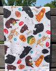 Doodle Collage Kitchen Towel