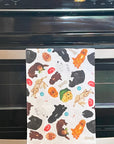 Doodle Collage Kitchen Towel