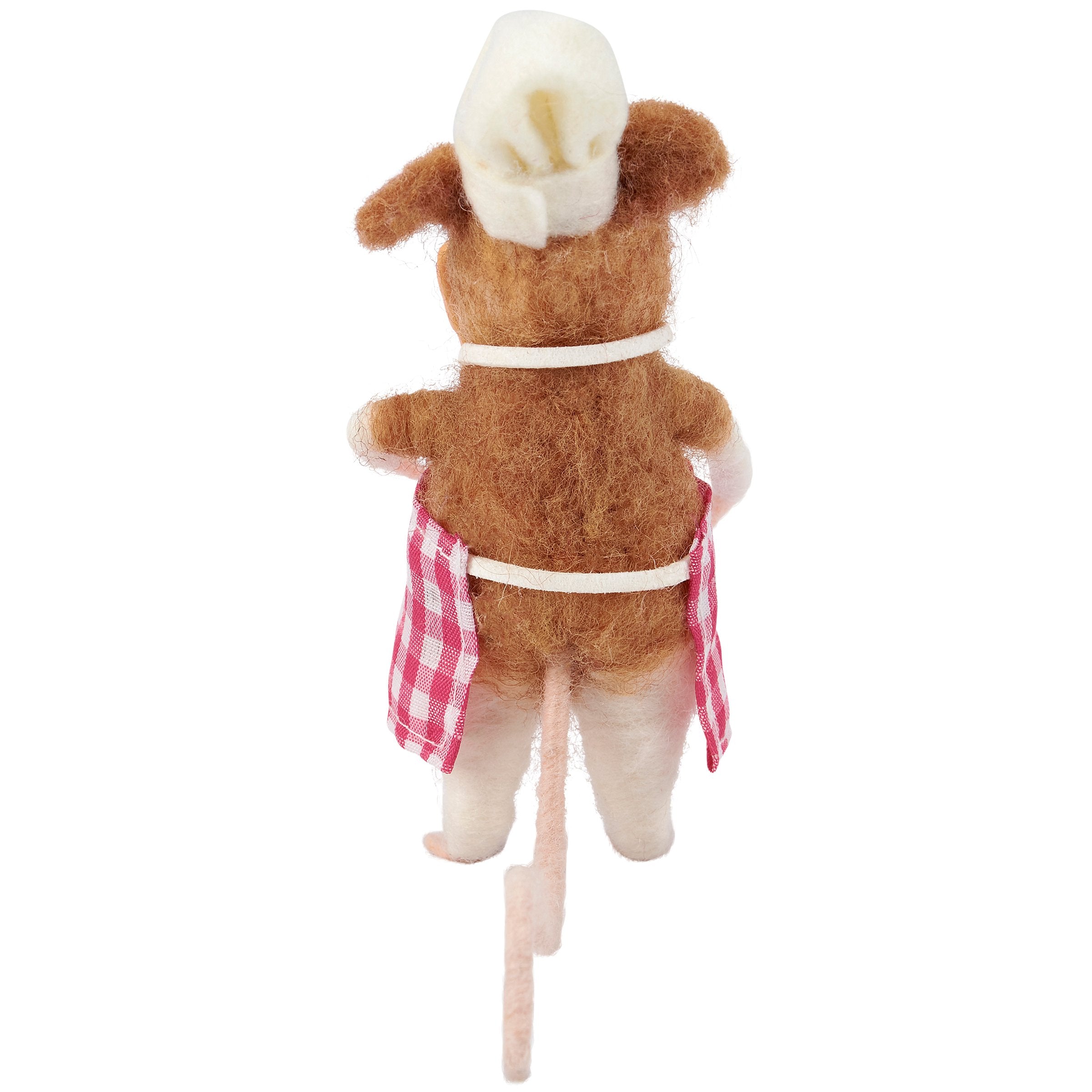 Restaurant Mouse with Cheese and Baguette Ornament