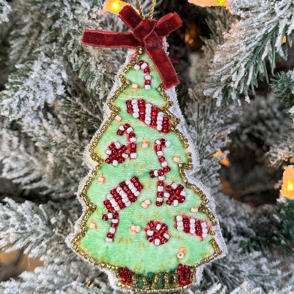 Felt Christmas Tree Personalized Ornament