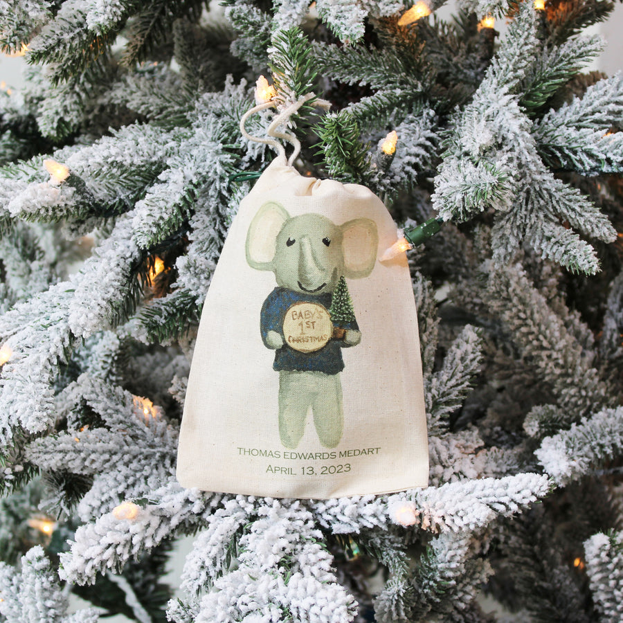 Baby's 1st Christmas Elephant Ornament