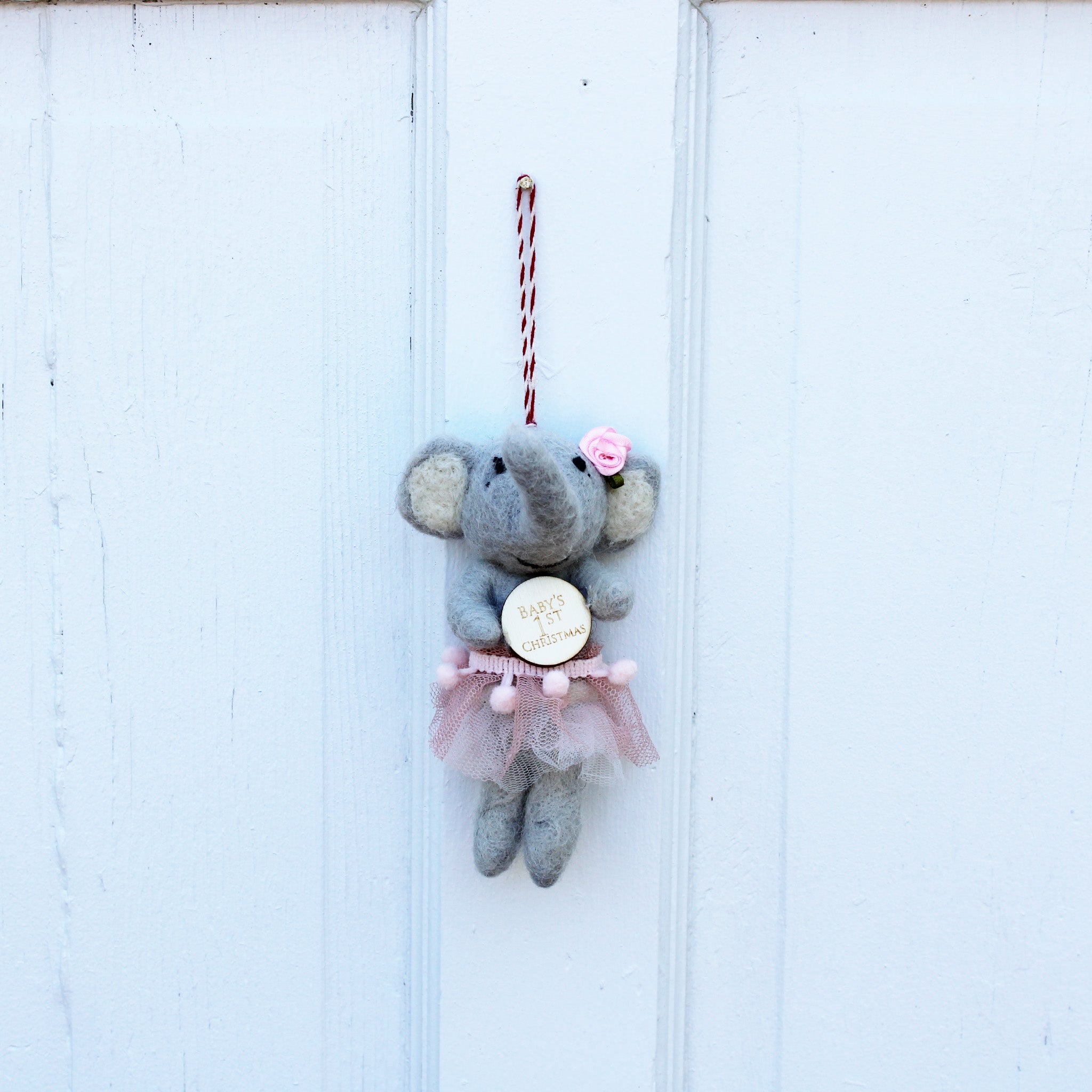 Baby's 1st Christmas Elephant Ornament