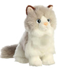 Plush Kitty Toy With Personalized Tag