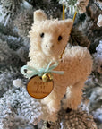 Baby Boy Llama Personalized Christmas Ornament