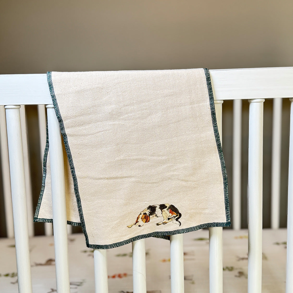 Sleeping Dogs Baby Burp Cloth