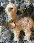 Baby Boy Llama Personalized Christmas Ornament