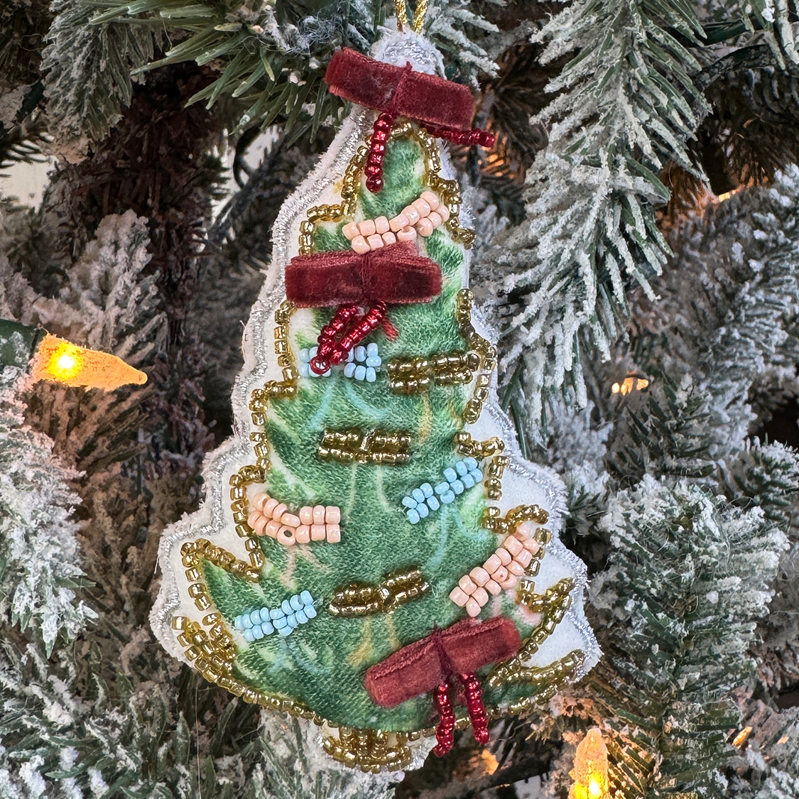 Felt Christmas Tree Personalized Ornament