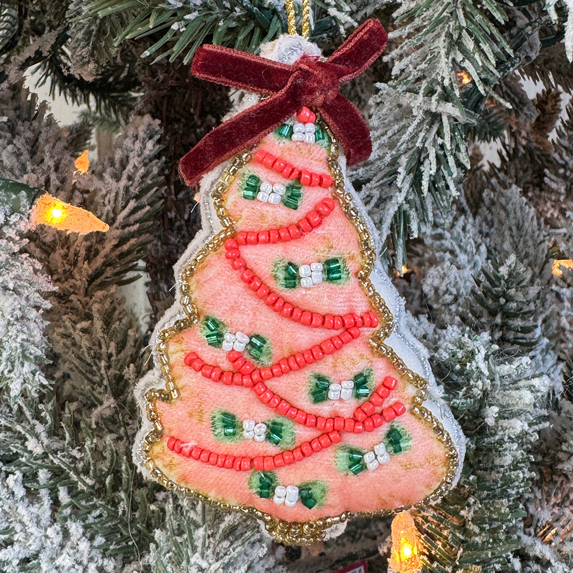 Felt Christmas Tree Personalized Ornament