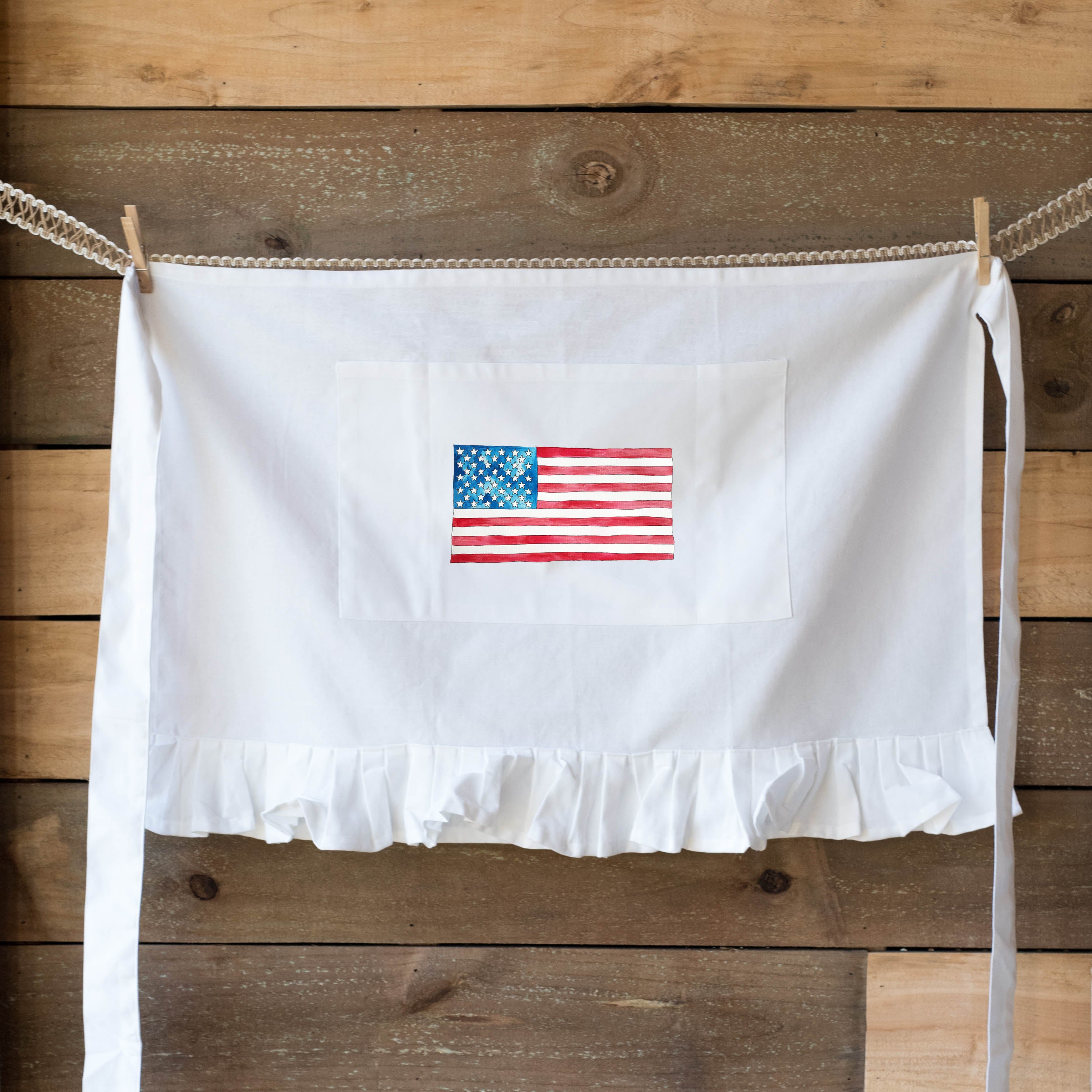 American Flag Apron