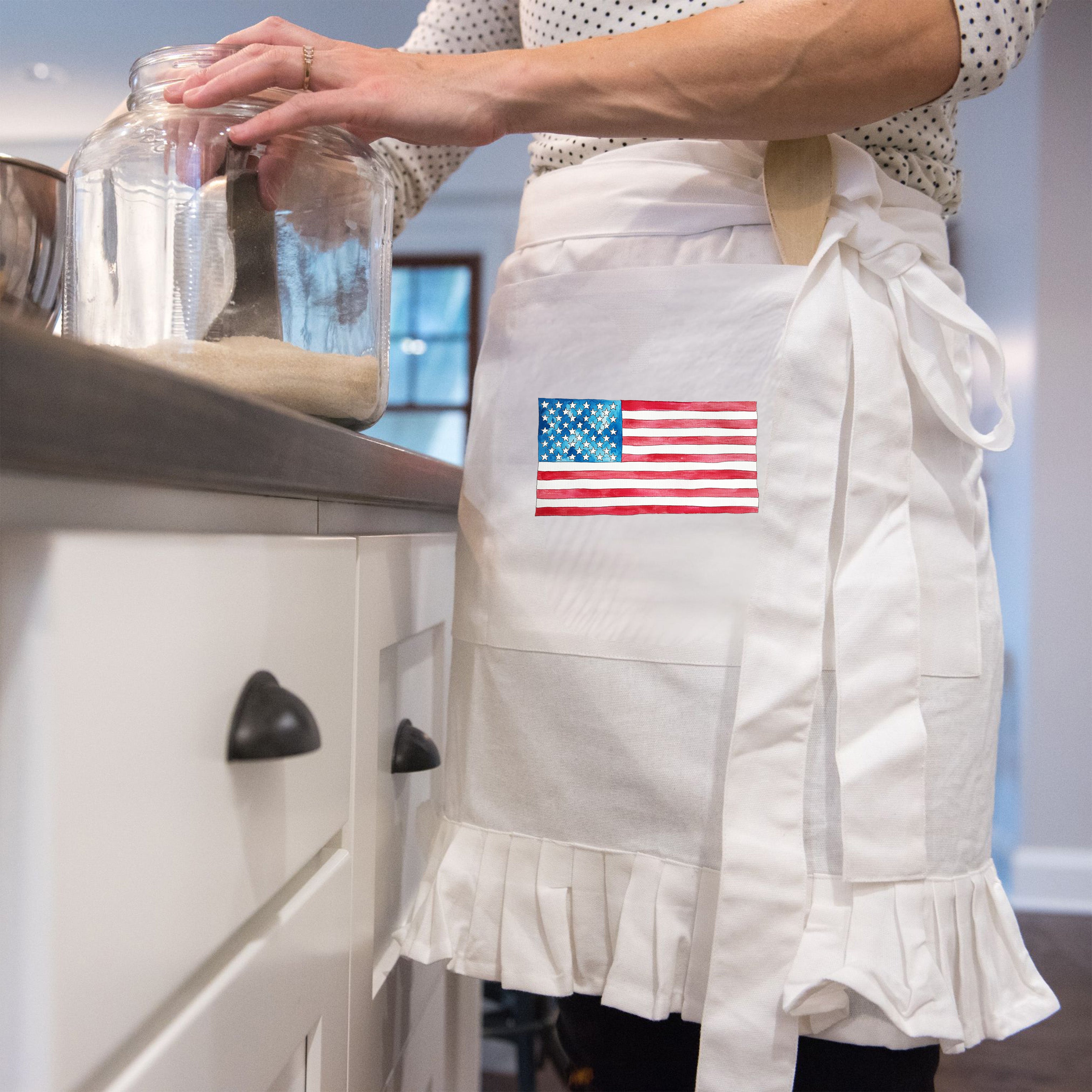 American Flag Apron