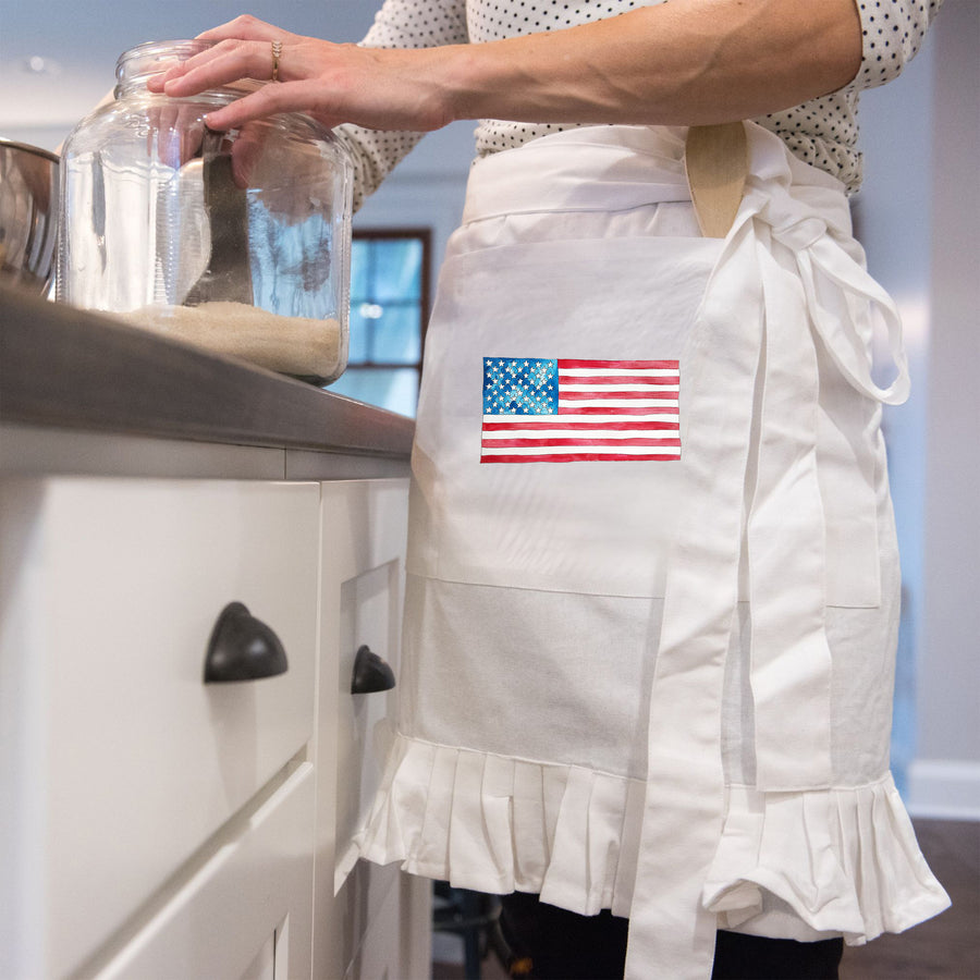 American Flag Apron