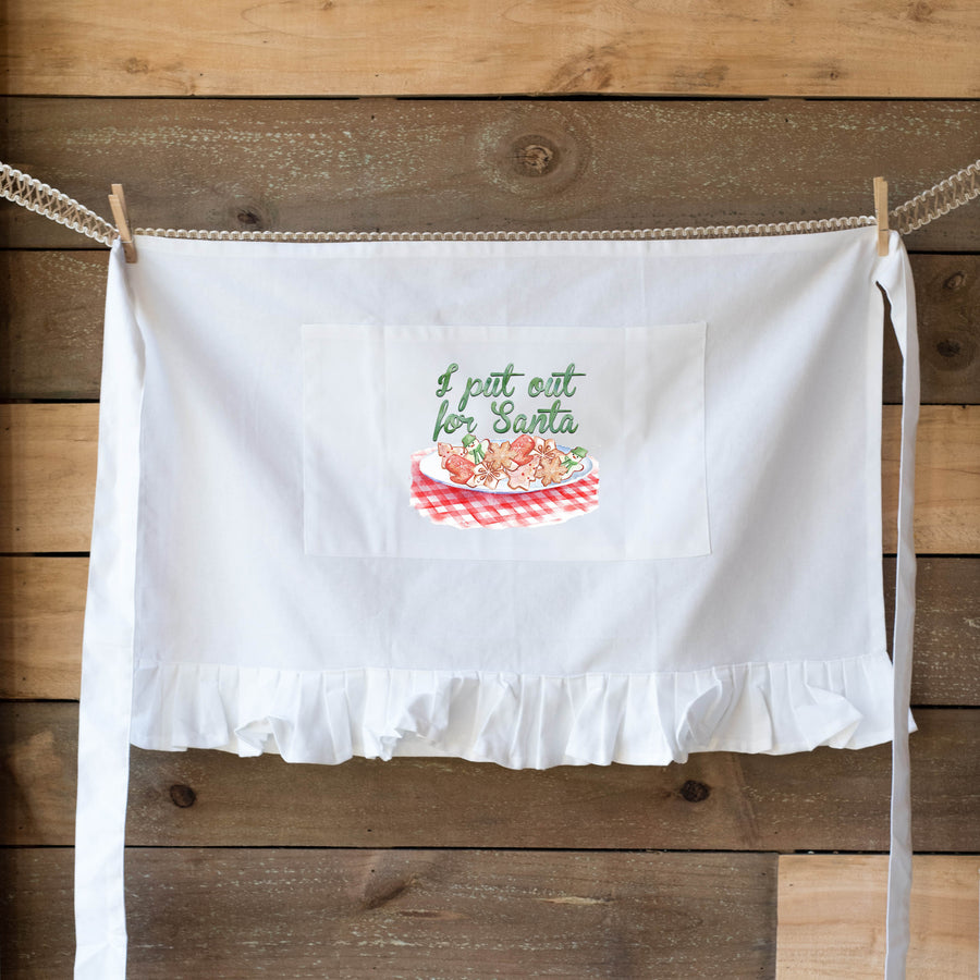 I Put Out For Santa Apron