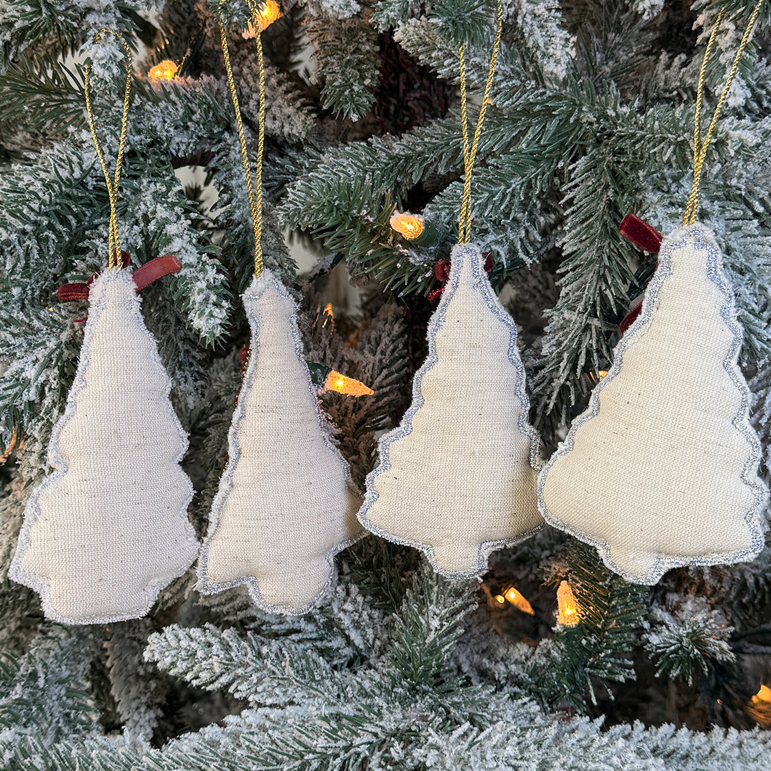 Felt Christmas Tree Personalized Ornament