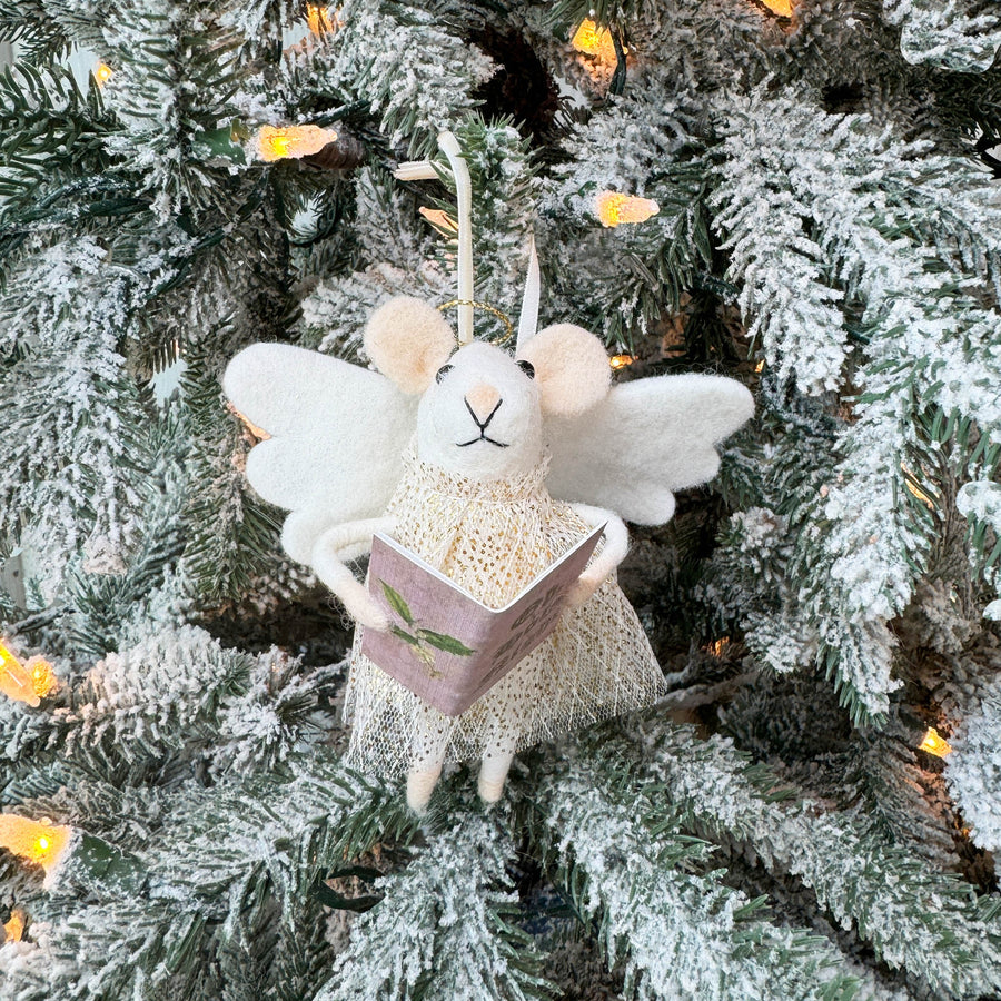 Angel Mouse Ornament