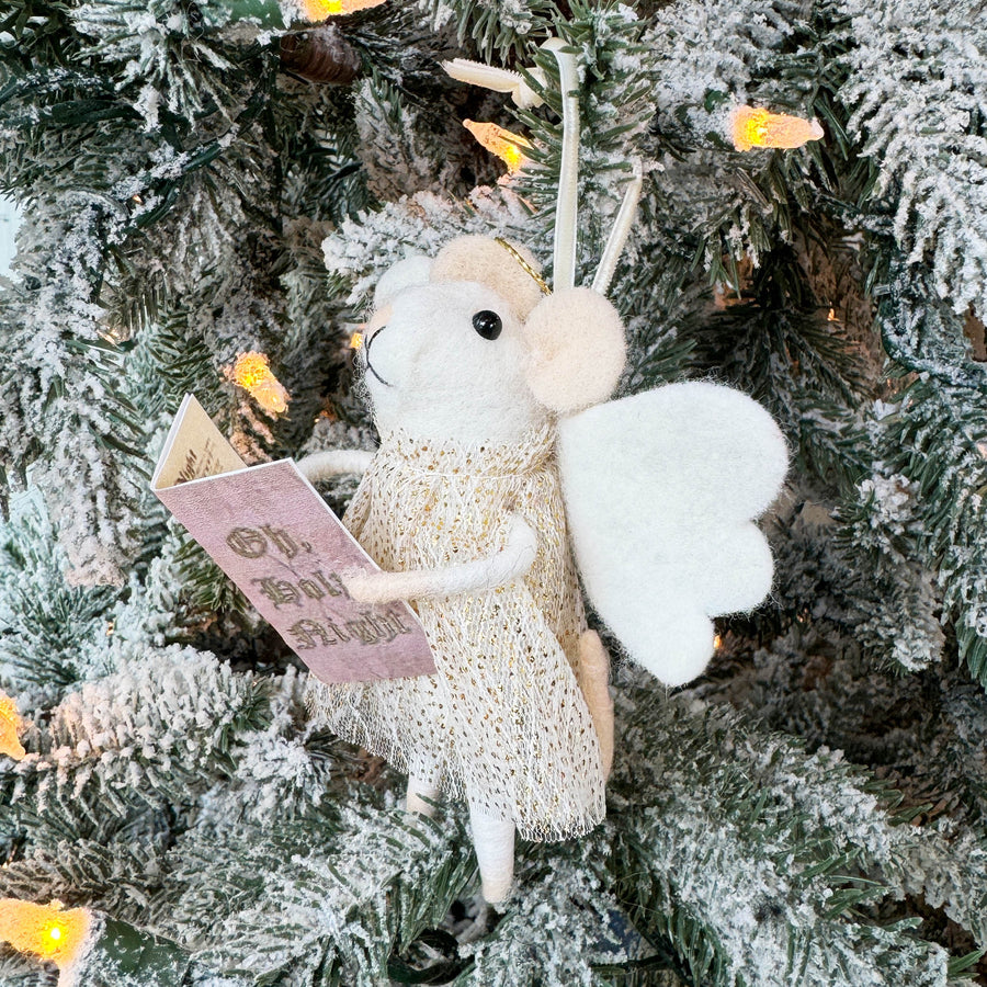 Angel Mouse Ornament