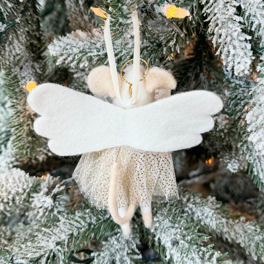 Angel Mouse Ornament