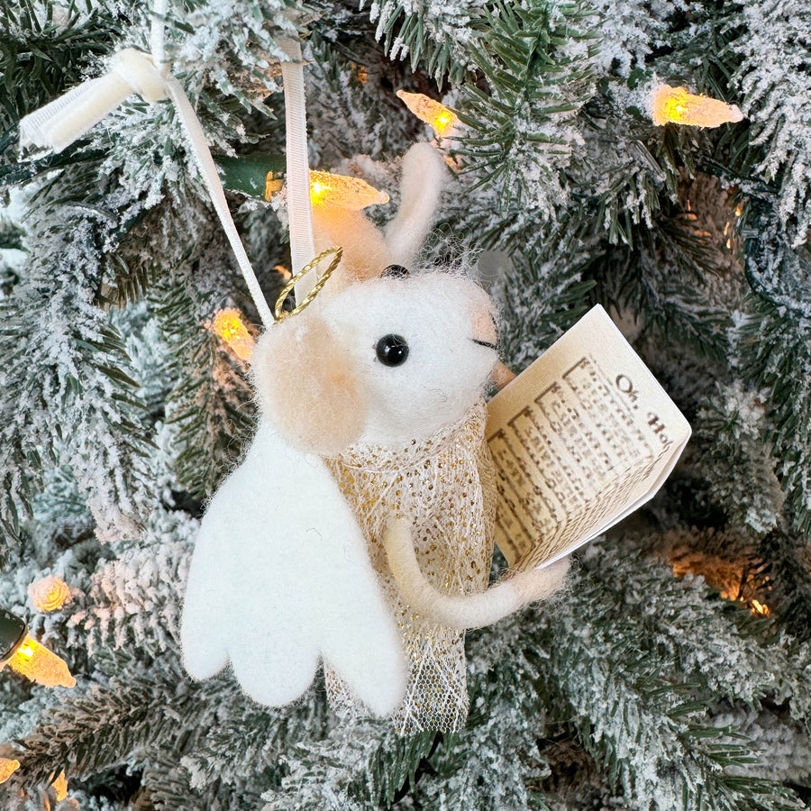 Angel Mouse Ornament