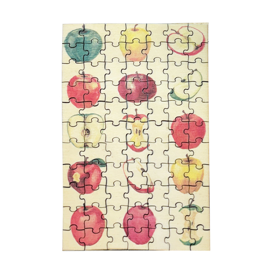 Apple Collage Personal Wooden Puzzle