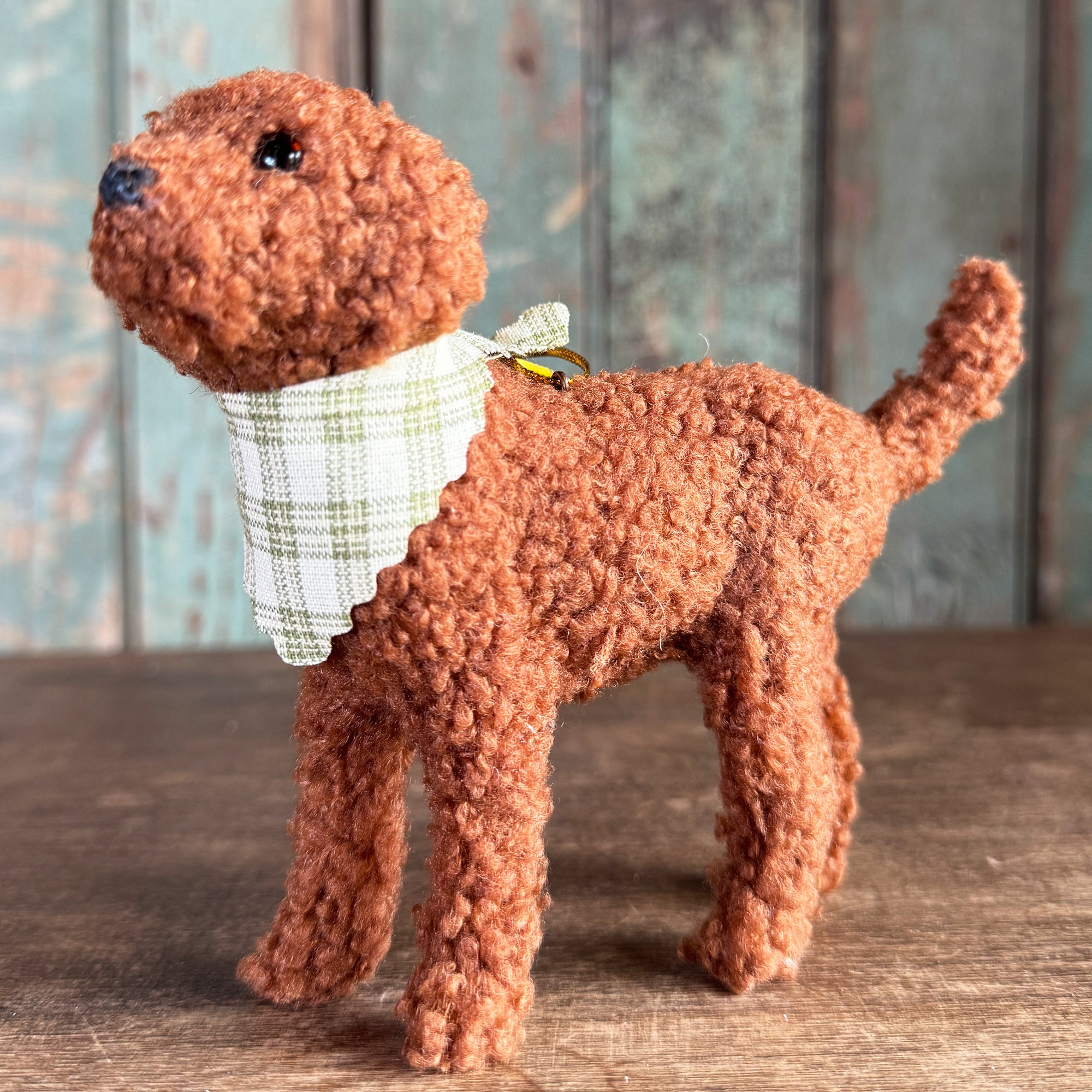Goldendoodle With Bandana Ornament