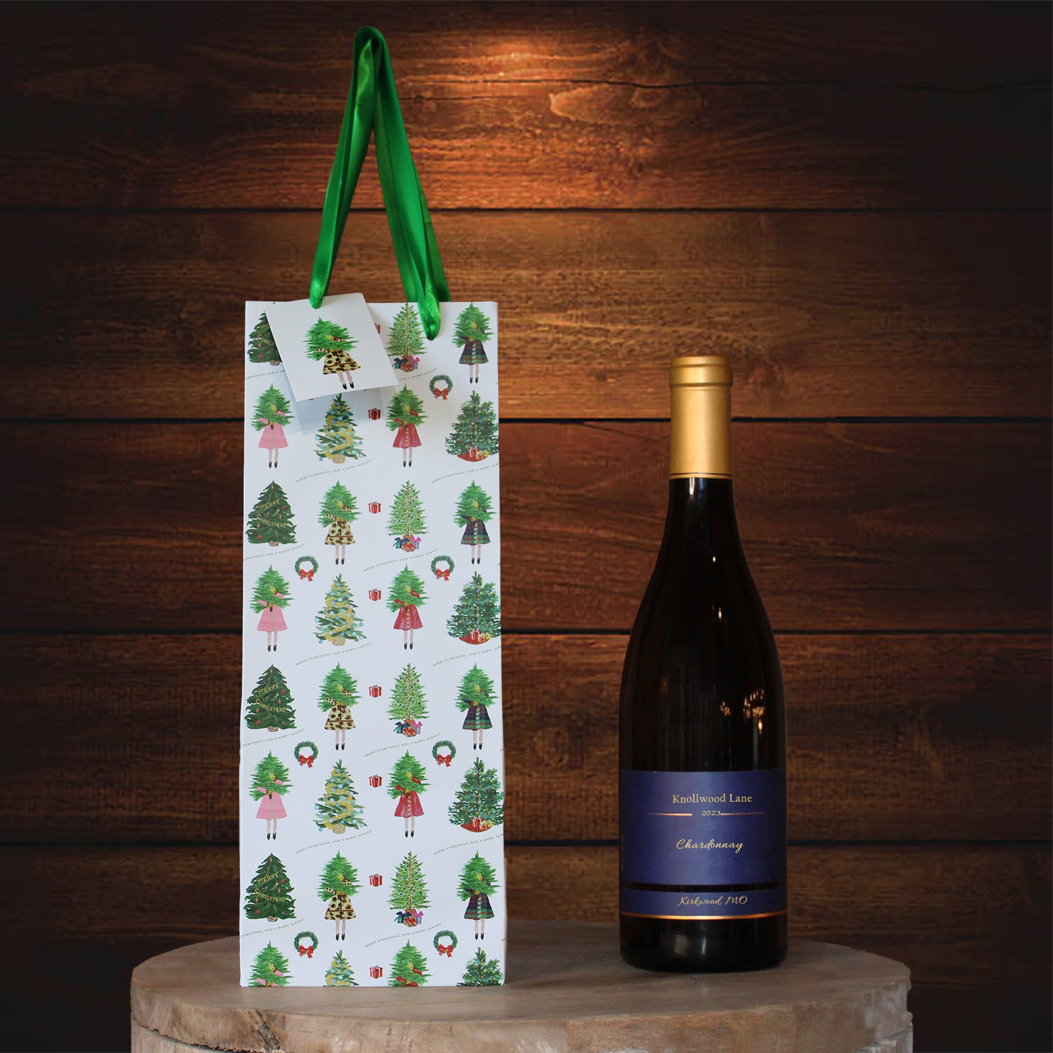 Merry Everything... Wine Gift Bag