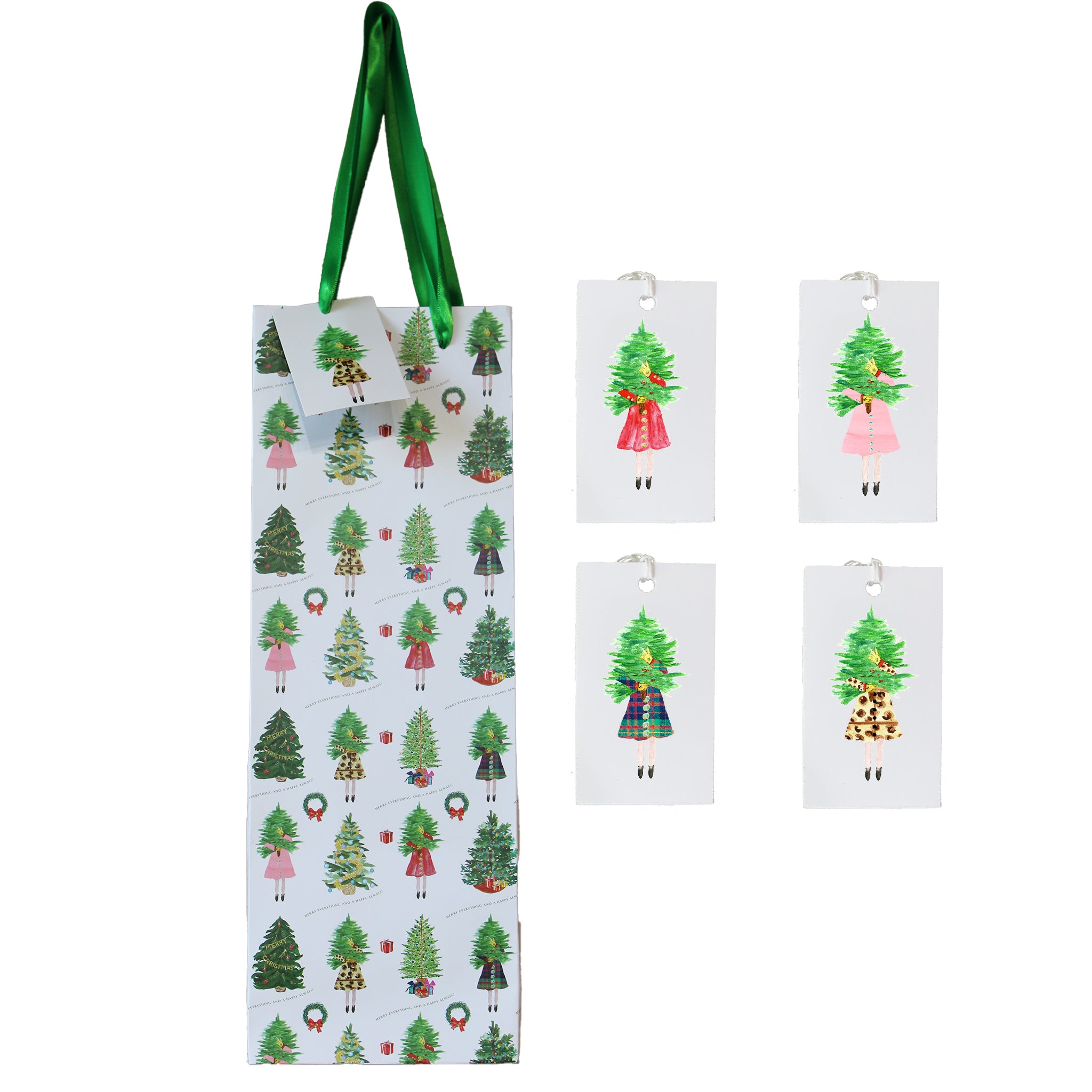 Merry Everything... Wine Gift Bag