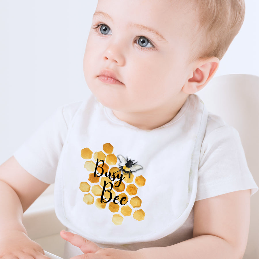 Busy Bee Baby Bib