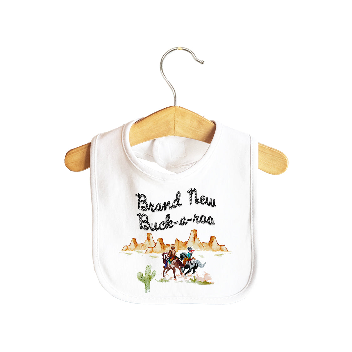 Brand New Buck-a-roo Baby Bib