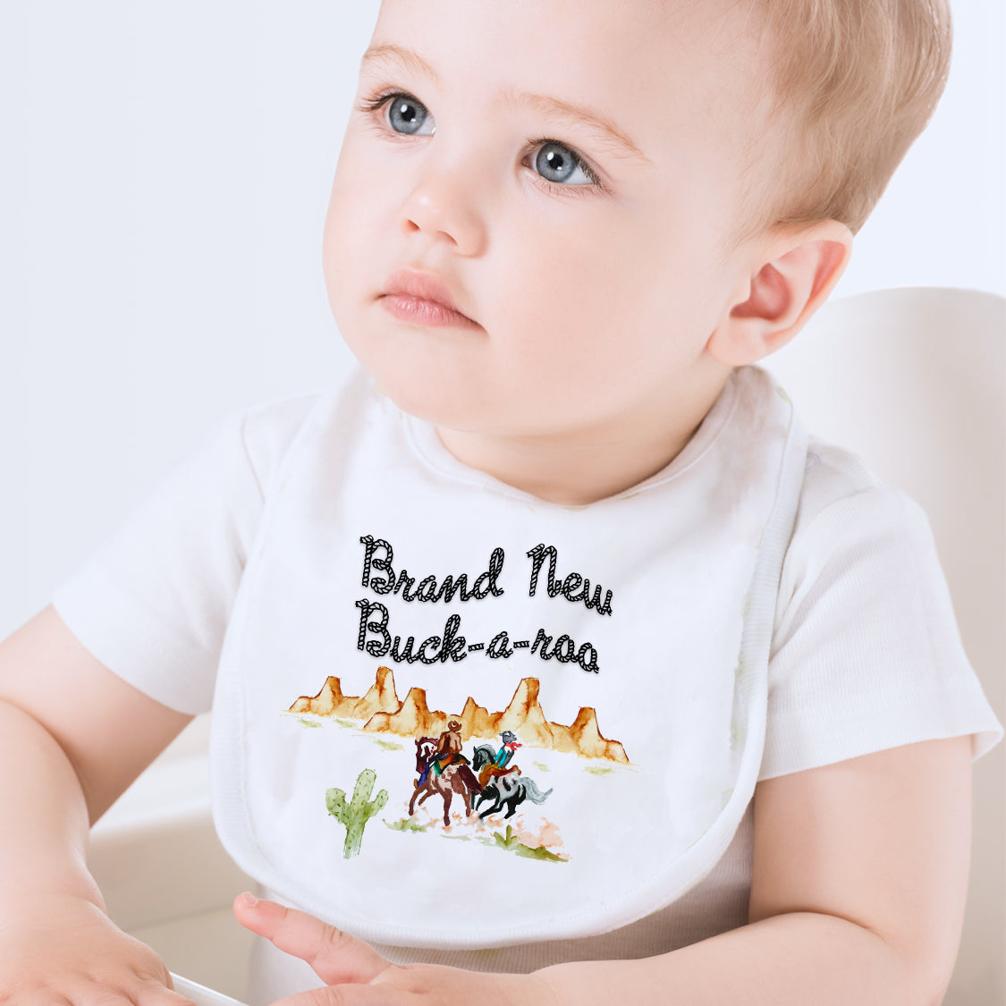 Brand New Buck-a-roo Baby Bib
