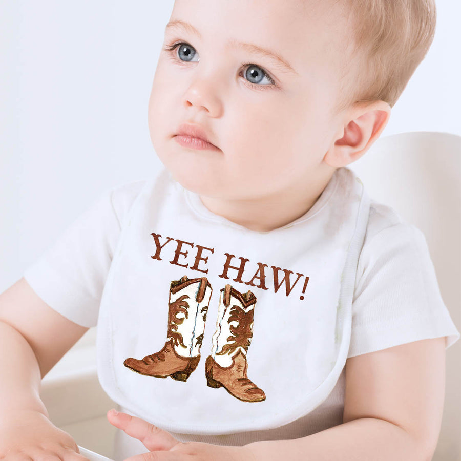 Yee Haw Baby Bib