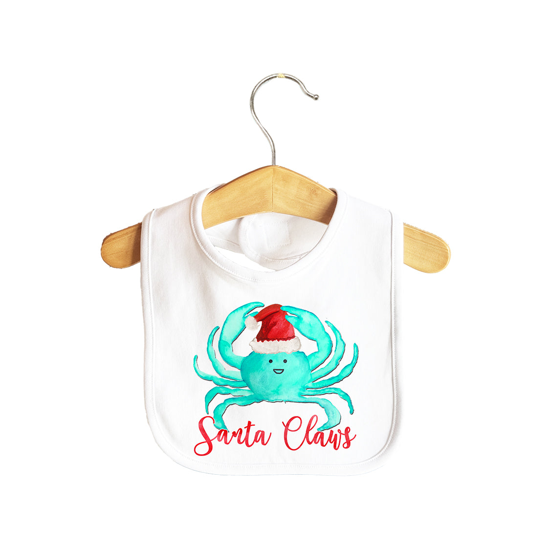 Santa Claws Baby Bib
