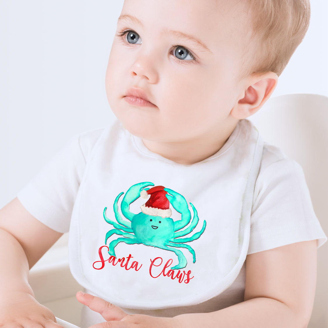Santa Claws Baby Bib