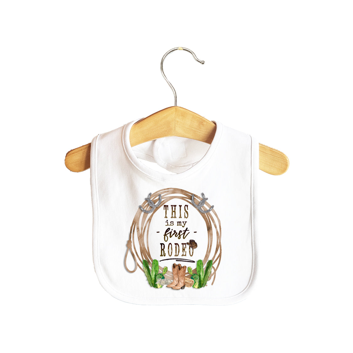 This Is My First Rodeo Baby Bib