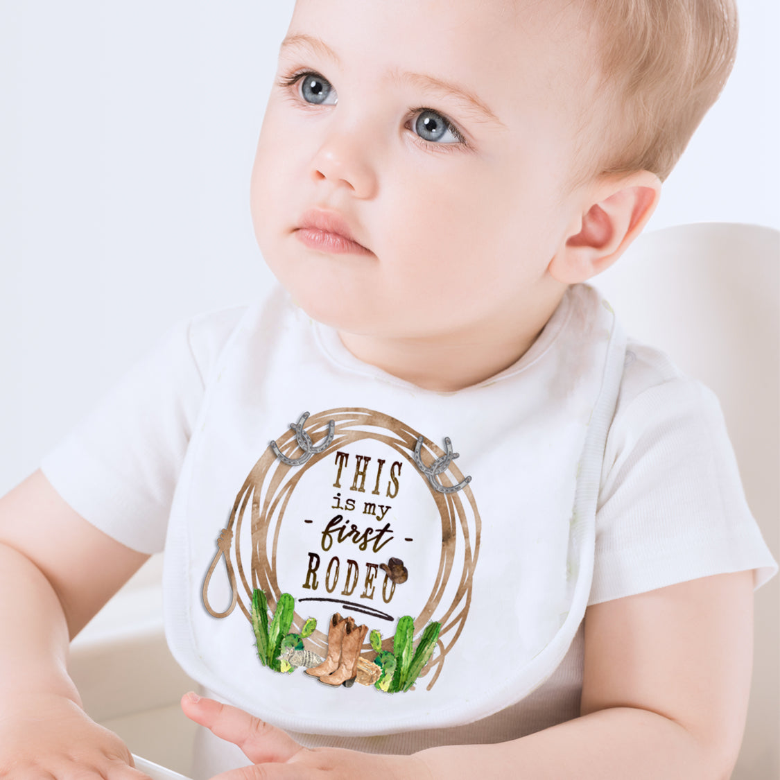 This Is My First Rodeo Baby Bib