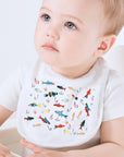 Fishing Lures Collage Baby Bib