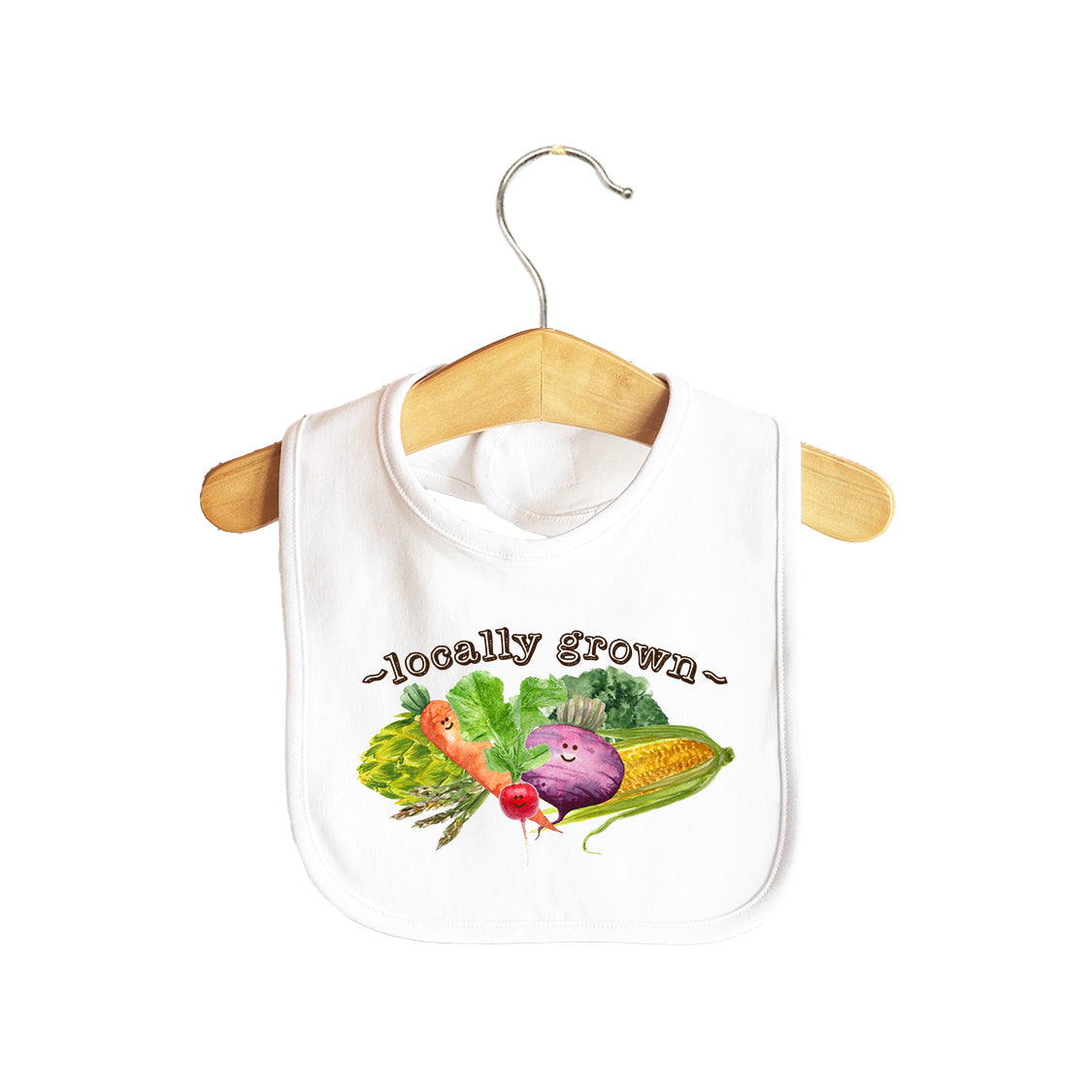 Locally Grown Baby Bib