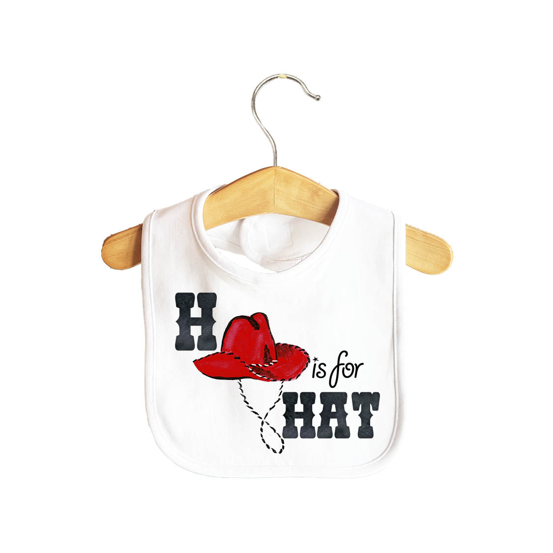H is For Hat Baby Bib