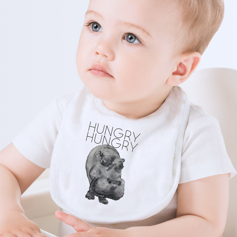 Hungry Hungry Hippo Baby Bib