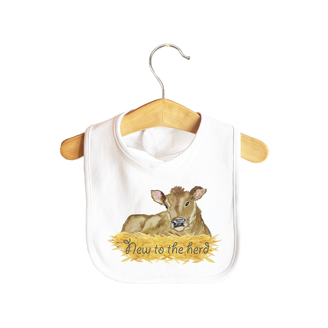 New To The Herd Baby Bib