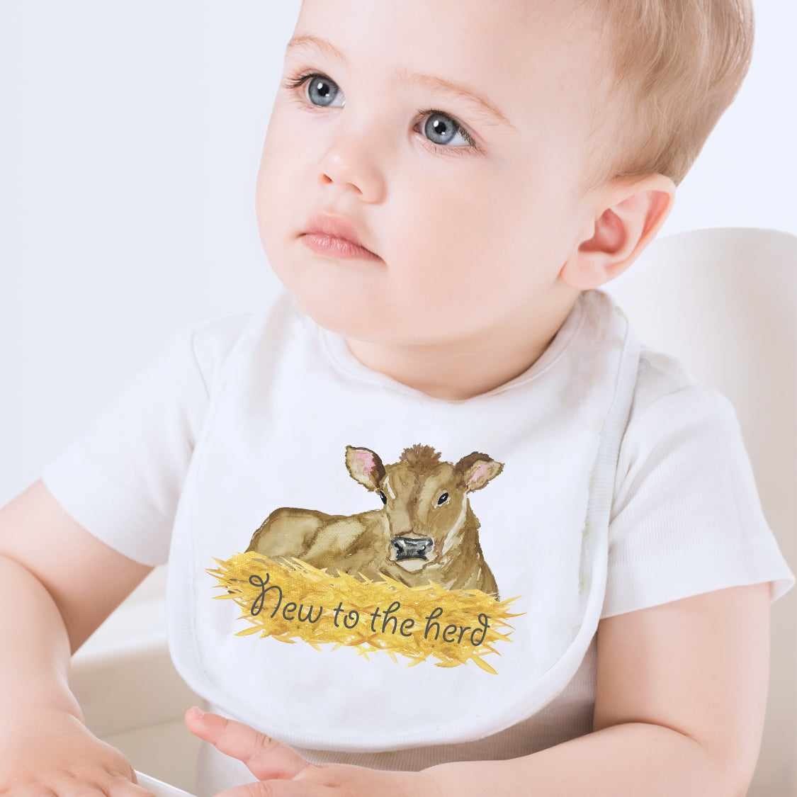 New To The Herd Baby Bib