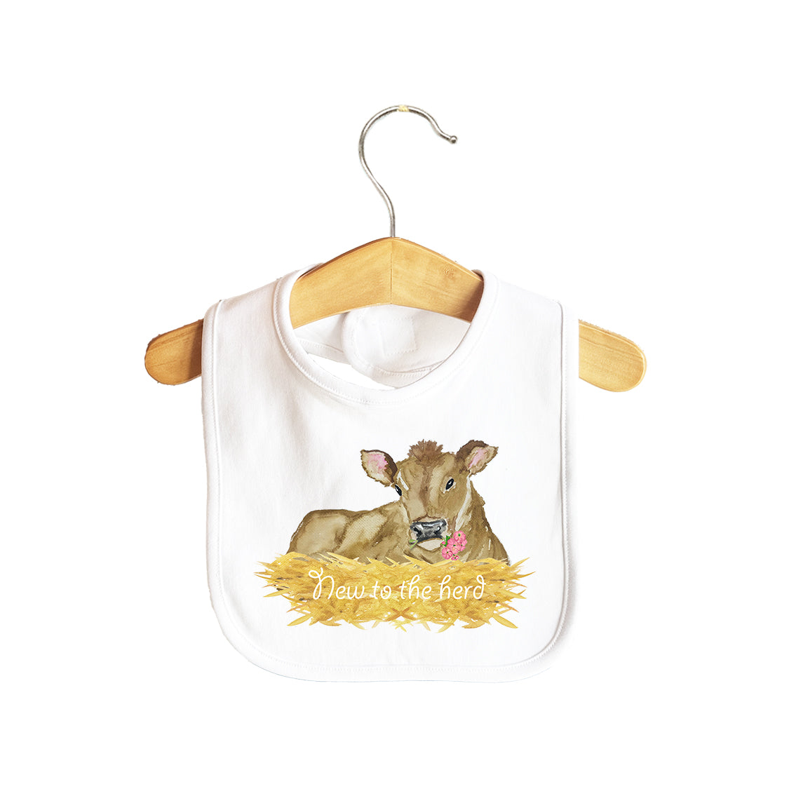 New To The Herd Baby Bib