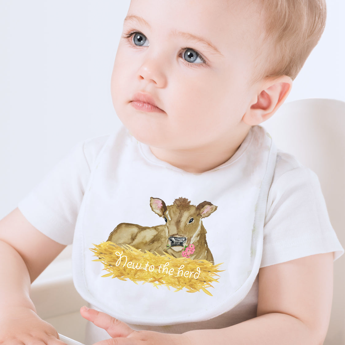 New To The Herd Baby Bib